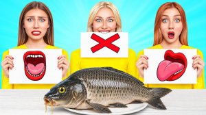 Откуси Лизни или Ничего Челлендж # Съедобная Битва от