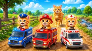Кошка мама и котята 💛🐾 вместе готовят десерты, строят железную дорогу 🐾🐯и другие добрые мультики