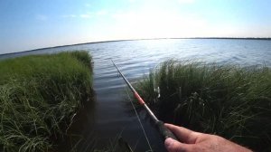 Рыбачу на плавающем матрасе!!! Это болото кишит щуками!!!
