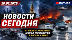 НОВОСТИ СЕГОДНЯ 28.07.2026 | ЧП в Москве, катаклизмы, главные происшествия в России и мире
