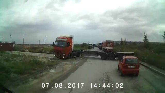 Разворот длинномера