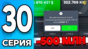 СПУСТИЛ 500 МЛН на КЕЙСЫ..🫡🧰 Путь Бомжа на ГРАНД МОБАЙЛ 30 - Перекуп в GRAND MOBILE