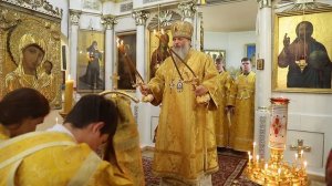 Архиерейское богослужение в Вознесенском храме Спасска. Рязань, 2026 г.