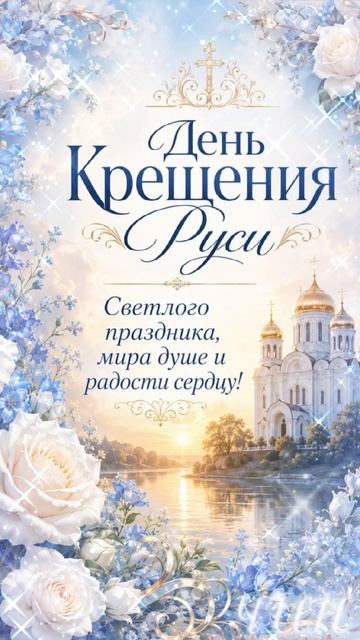 С Днём Крещения Руси!