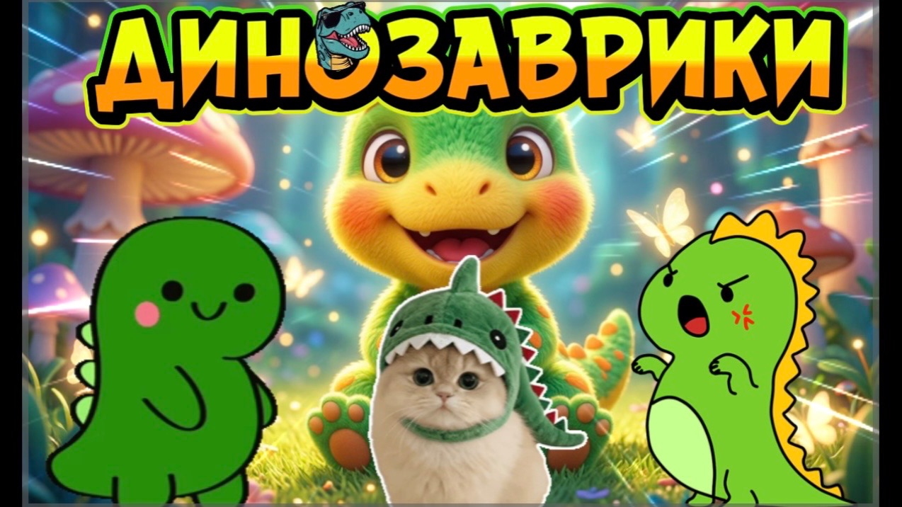 Малыши динозавры помогают