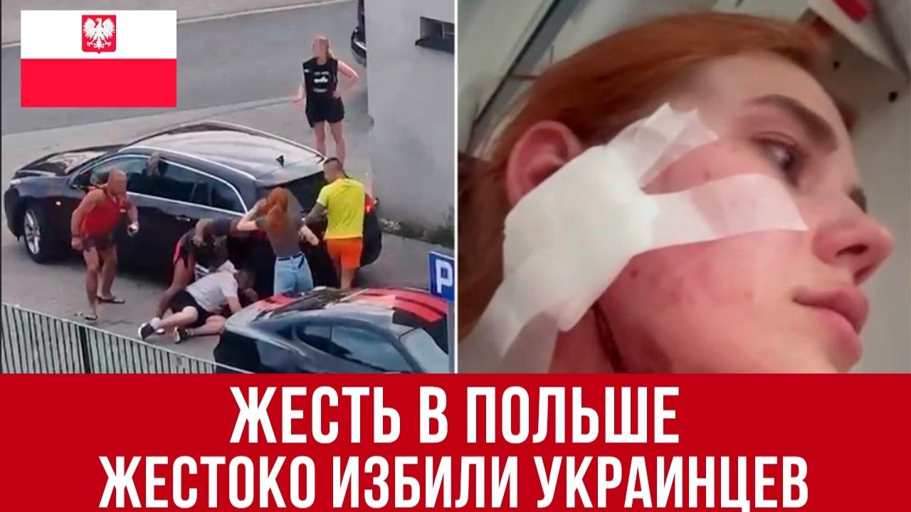 (Денис Лукьянов)ЖЕСТЬ! В Польше украинцы возле Жабки встретили поляков и вот что получилось смотреть онлайн