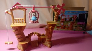 Распаковка набора Sylvanian families «Baby Ropeway Park» Верёвочный парк для малышей»