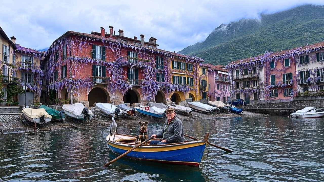 Italy, Mandello Del Lario Lake Como - The Most Serene Lakeside Village