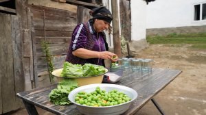 Счастливая старость пожилой пары в горной деревушке Азербайджанская Кухня Деревенская Кухня Рецепты