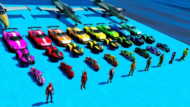 GTA V с модами на суперкары планирует Байк-Трон и Блейзер Аква смотреть онлайн