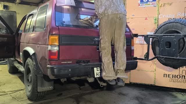 Установил регулируемые амортизаторы на #wd21 #vg30 #pathfinder #terrano #nissan