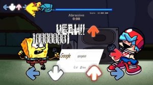 Он ещё и сломался в конце! Vs Spong фнф (Первая неделя)