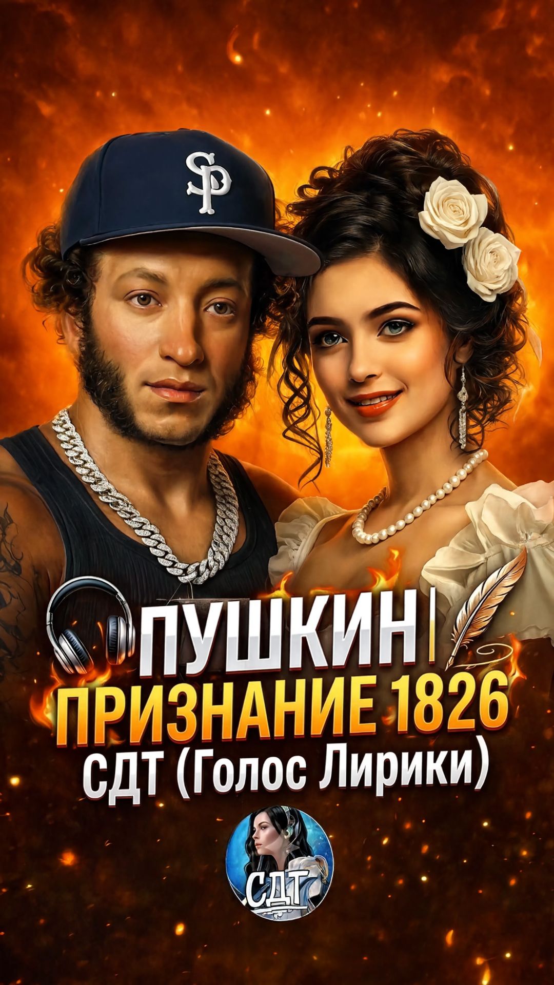 Что если бы Пушкин был рэпером 😎 «Признание» #shorts #сдт