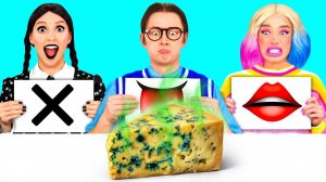 Откуси Лизни или Ничего Челлендж _ Вкусные Кулинарные Хитрости