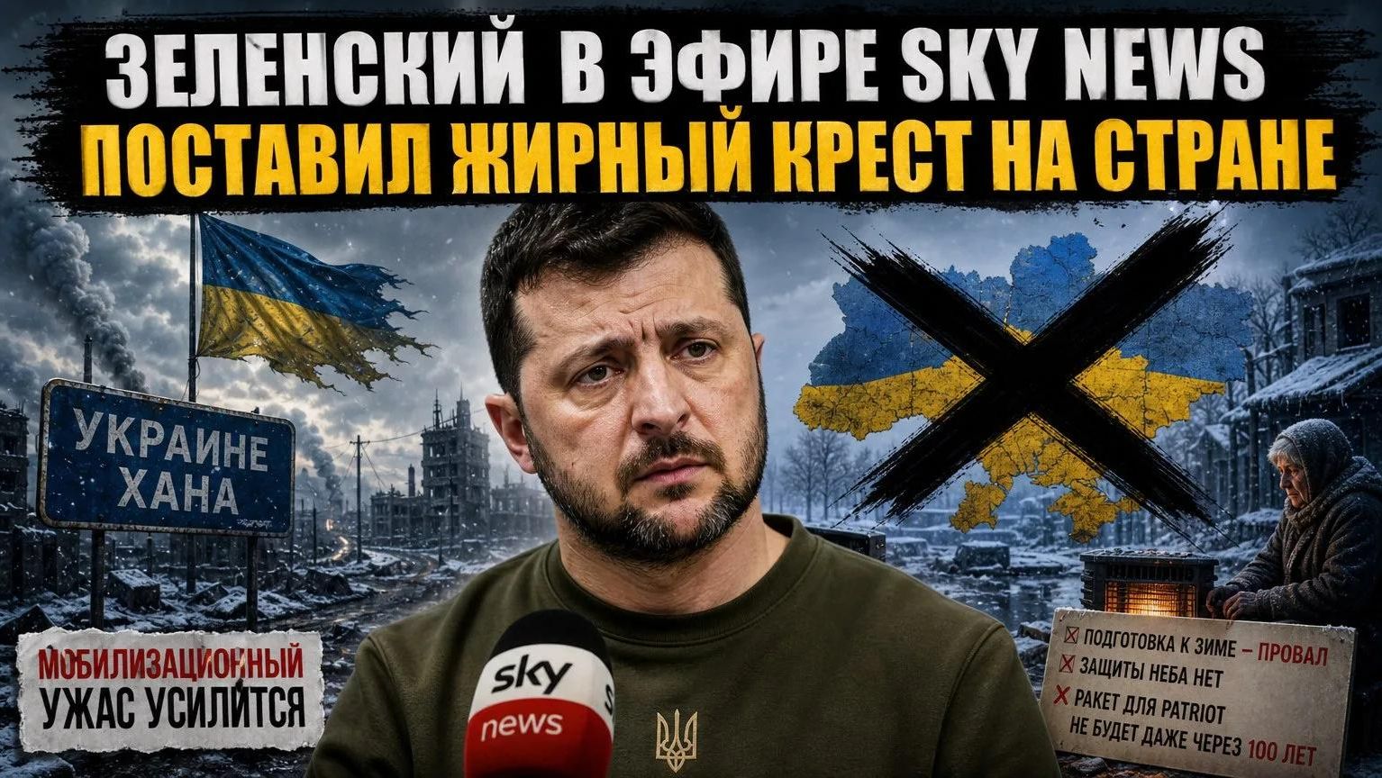 Просроченный призвал украинцев готовиться к земле. Кого не отловят – тот замерзнет смотреть онлайн