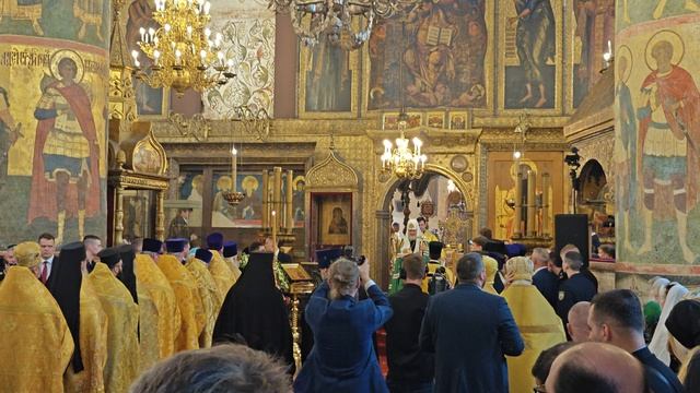 Богослужение в Успенском Соборе 28.07.26г. День Крещения Руси!