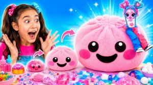 Лали Делает Mr. Dumplings От Маленького До Огромного! DIY Из Разных Материалов