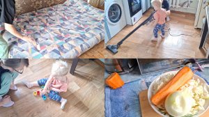 Наш день , играем готовим , убираем БУДНИ МАМЫ