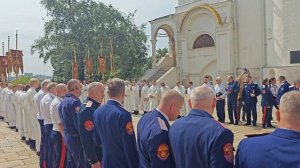 Перед Крестным ходом 28.07.26г. Успенский Собор Кремля