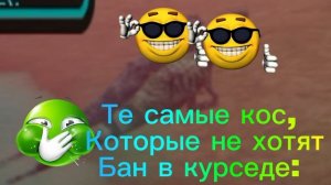 Те самые кос, которые не хотят бан в курседе:
