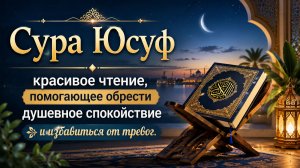 Сура Юсуф — красивое чтение, помогающее обрести душевное спокойствие и избавиться от тревог.