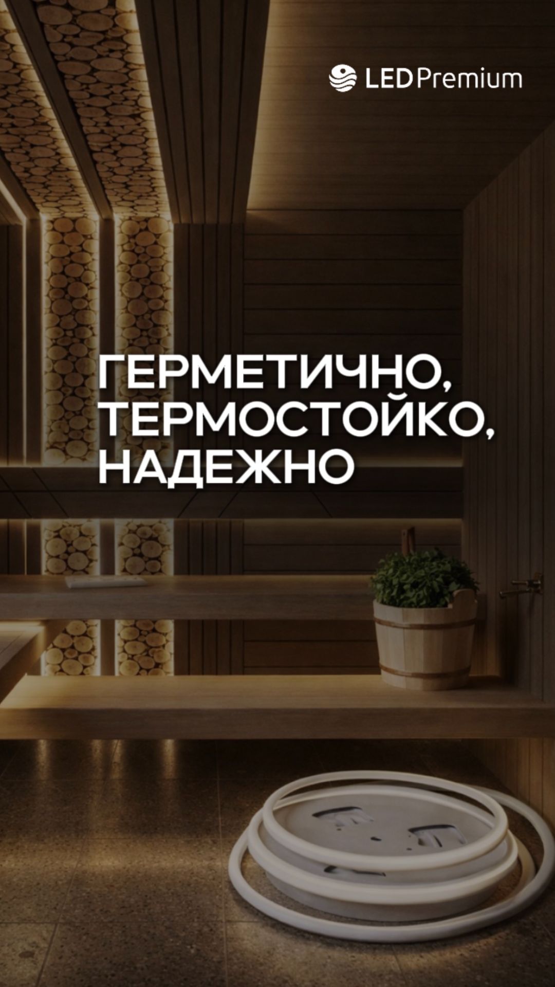 Герметично. Термостойко. Надёжно. 🔥 #освещение #дизайнинтерьера #светодиодноеоформление #home