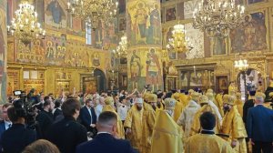 Успенский Собор Кремля - Патриаршее богосслужение - Крещение Руси 28.07.26г.