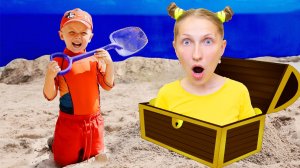 Никита нашел КЛАД на пляже