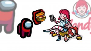 АМОГУС убивает Персонажей АМЕРИКАНСКОГО ФАСТФУДА!!!