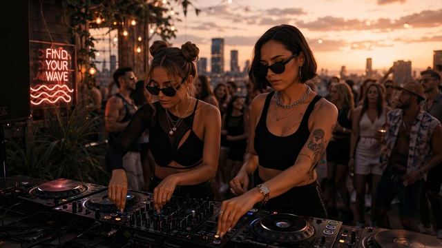 Rooftop Sunset Dark Tech House Mix   Hypnotic Deep Bass & Underground Energy