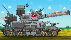 Усиление сухопутного крейсера «Landkreuzer p1500» — Мультики про танки