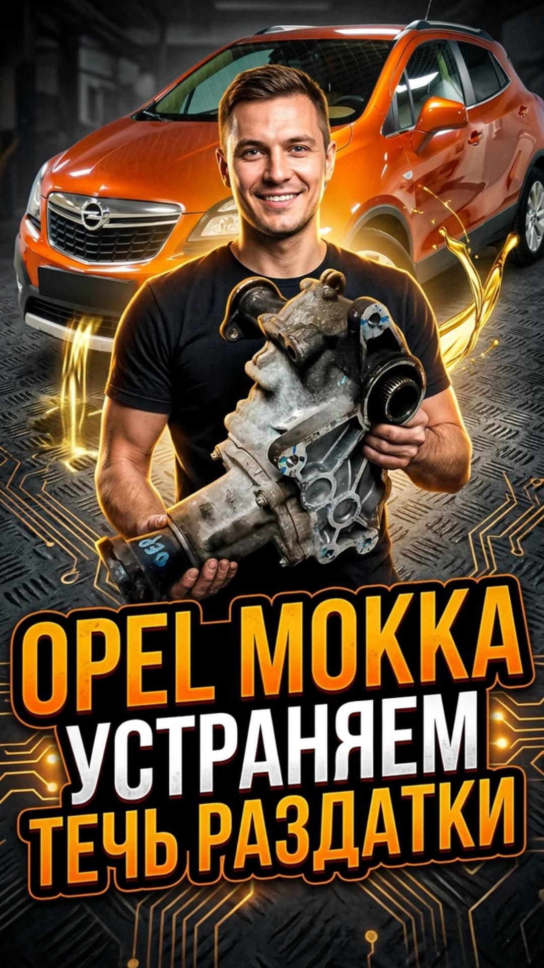 Потекла раздатка  💧 - Opel Mokka