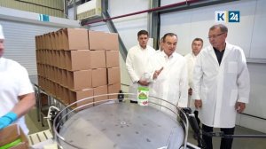 Кондратьев посетил предприятие по производству бытовой химии в Краснодаре