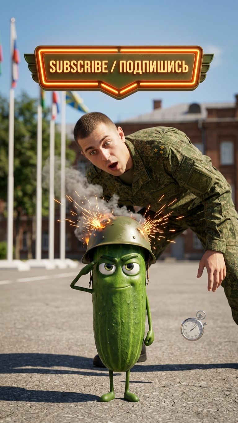 Боец Огурец сдал нормативы... Командир в шоке! 😭🪖