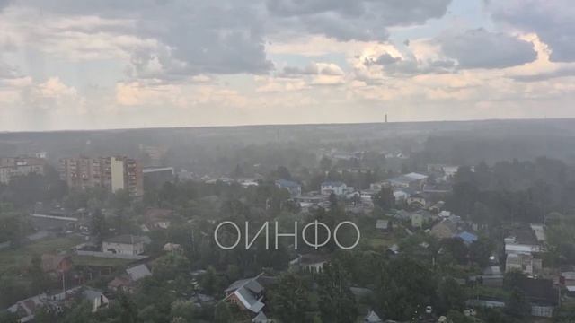 Дождь накрыл Подмосковье смотреть онлайн