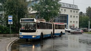 Ярославский троллейбус. Поездка на троллейбусе Тролза-62052.01 № 168