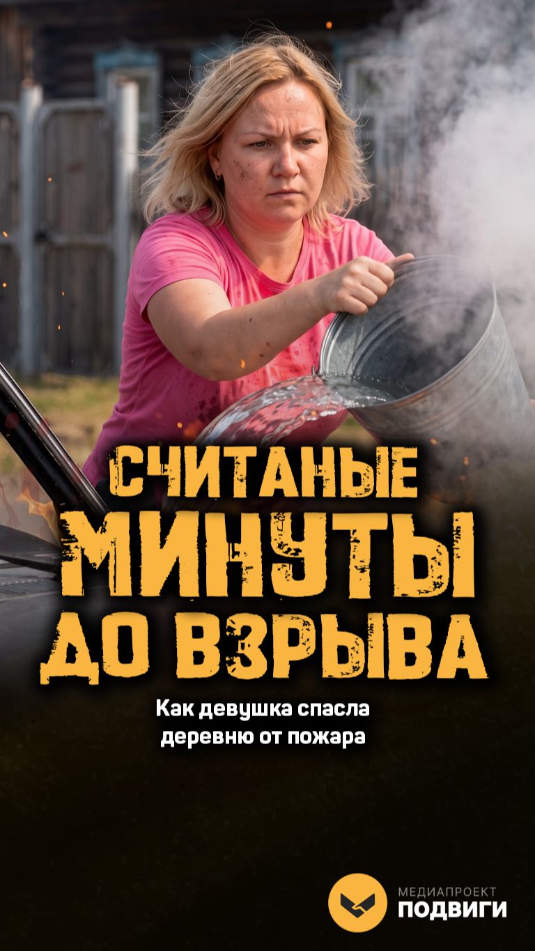 В Воронежской области девушка отбуксировала горящую машину в поле