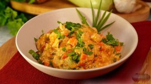 КУРИНОЕ ФИЛЕ С КАБАЧКАМИ В СМЕТАНЕ