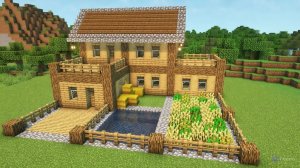 МАЙНКРАФТ Пошаговое руководство по строительству дома в режиме выживания - Minecraft новые видео