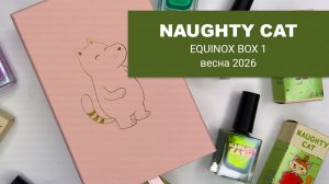 NAUGHTY CAT  Equinox Box 1 2026 || обзор мистери-коробочки с лаками