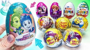 МИКС шоколадных ЯИЦ Огромное яйцо Фиксики