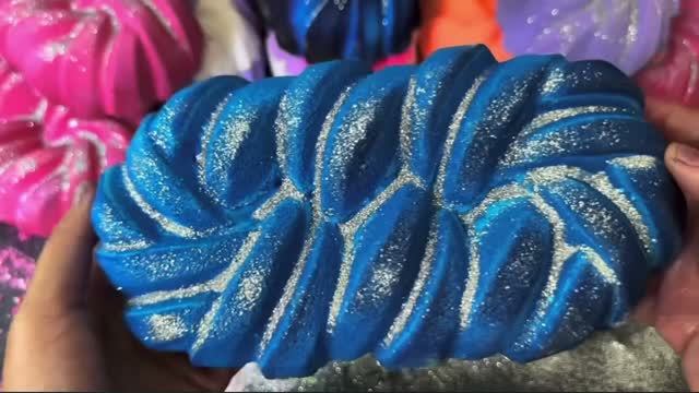 ASMR Chalk Crush 🌈🥖🥖🥖