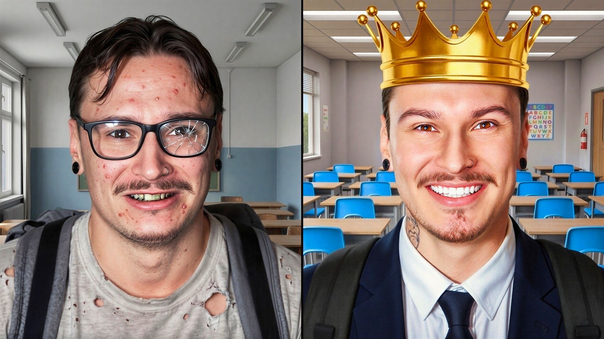РАНЬШЕ МЕНЯ ВСЕ НЕНАВИДЕЛИ... НО ТЕПЕРЬ Я САМЫЙ ПОПУЛЯРНЫЙ В ШКОЛЕ.