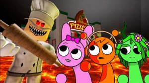 Пинки, Орен и Винерия ИГРАЮТ в Обби, но это Пиццерия Папы Пиццы 🍕😱