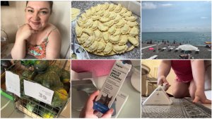 ВЛОГ: БЕГОМ НА МОРЕ И ЛЕПИТЬ ДОМАШНИЕ ВАРЕНИКИ 🥟/ УБОРКА с UWANT Y100 Steam 🧽/ ПОКУПКИ WB и OZON