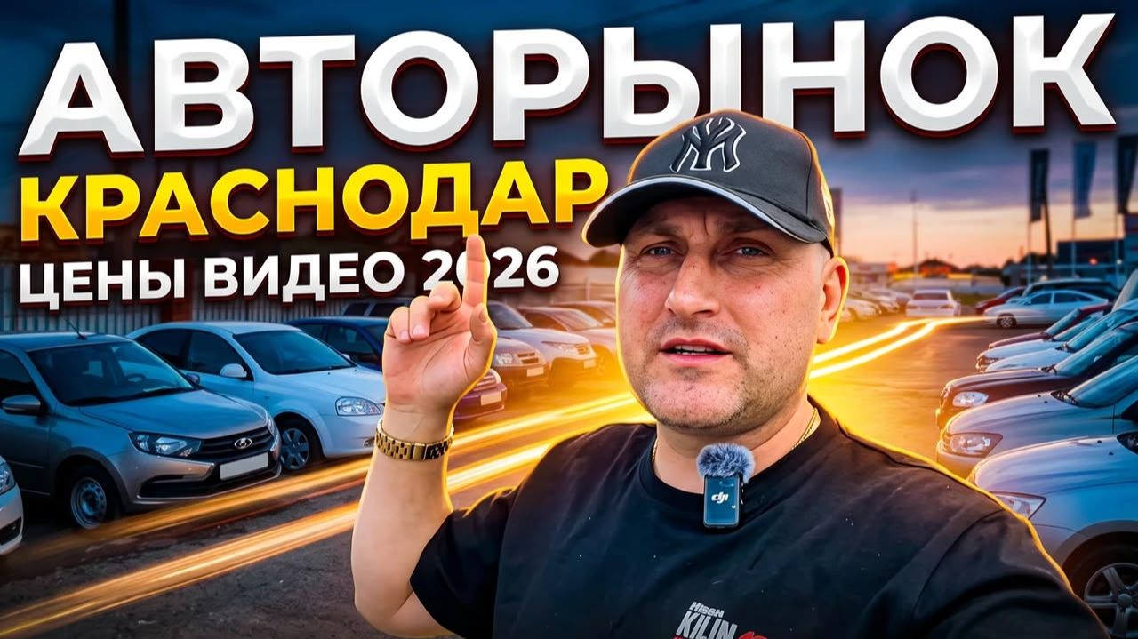 АВТОРЫНОК В КРАСНОДАРЕ СЕГОДНЯ, ЦЕНЫ ВИДЕО 2026