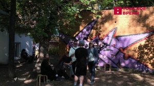 Легальная стена для граффити появилась в томском Центре креативных индустрий