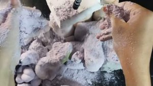 ASMR chalk crush ◻️⚪️⬜️