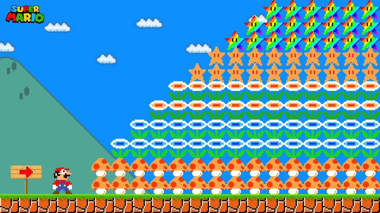 999 ВСЕХ бонусов в Марио Wii 🎁 Все серии подряд!