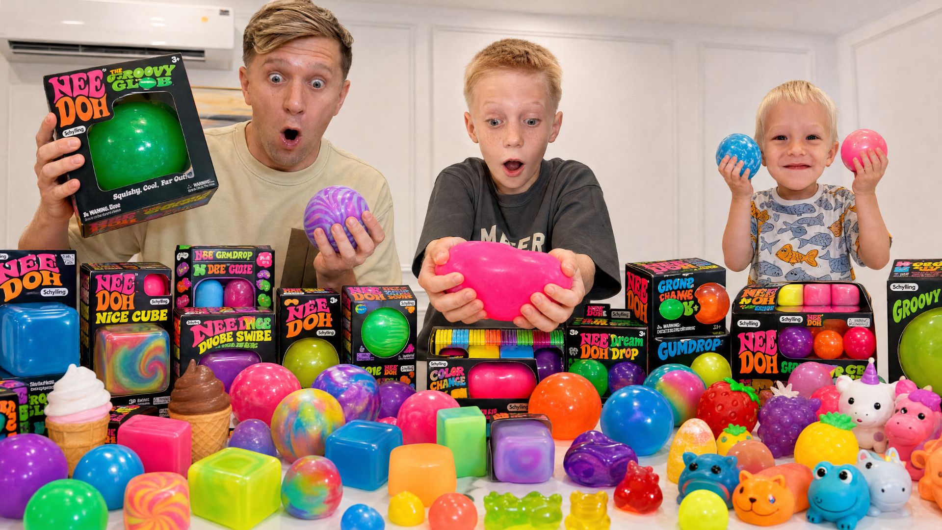 СКВИШИ ИГРУШКИ Nee Doh слаймы Скупили Коллекцию!